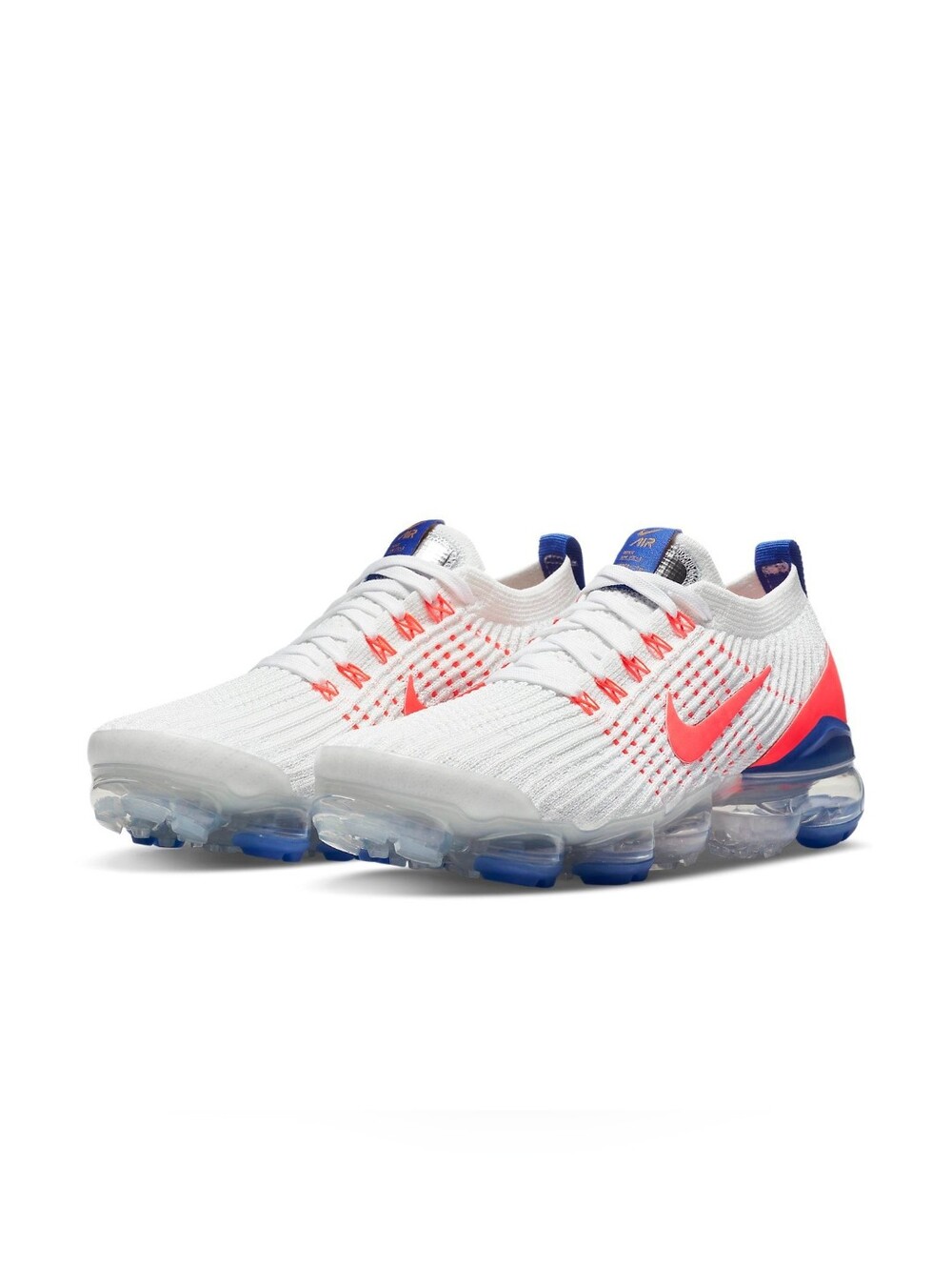 Nike Air Vapormax Flyknit 3 Women's Shoes White Astronomy Blue Size 7.5